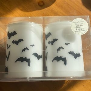 NWT PB Kids Flameless Halloween Candle set